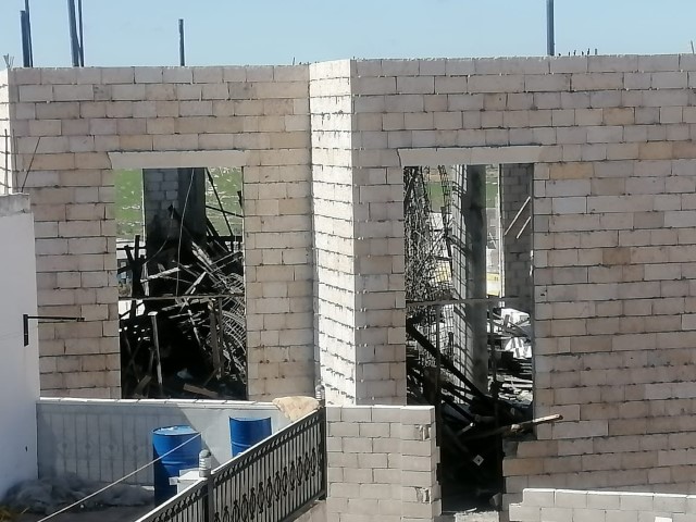 إصابات بانهيار سقف مسجد في الجحفية بإربد - صور