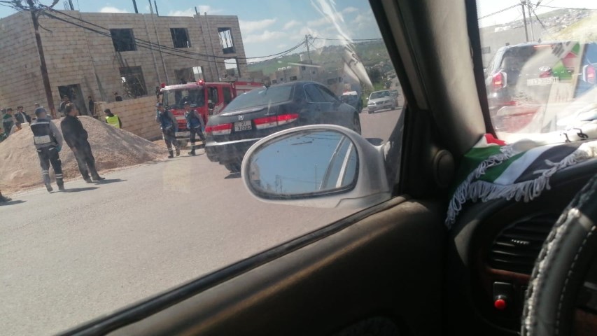 إصابات بانهيار سقف مسجد في الجحفية بإربد - صور