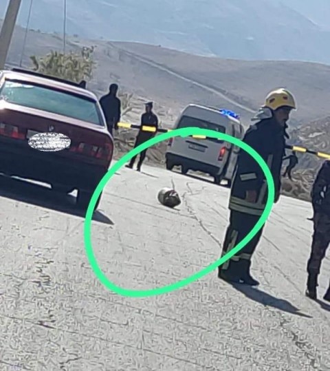 تواجد أمني بالموجب بعد سقوط مقذوف صاروخي
