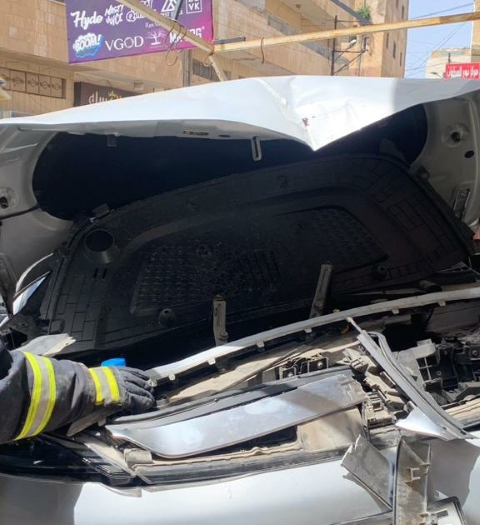 الاردن ..حادث سير يجدد جدل سيارات الكهرباء - صور