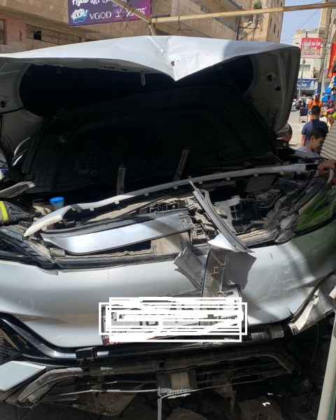 الاردن ..حادث سير يجدد جدل سيارات الكهرباء - صور