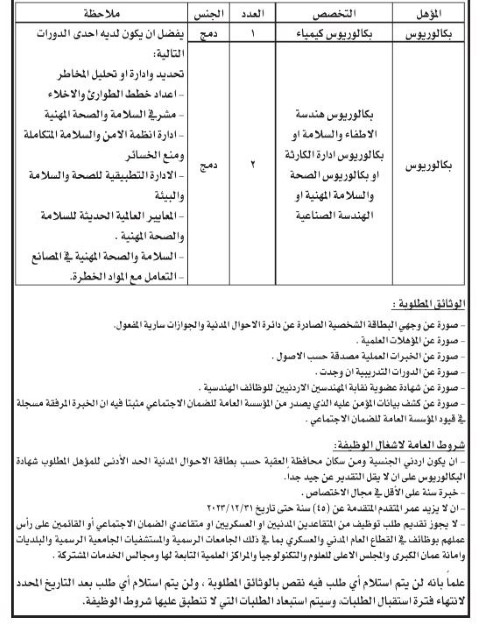 وظائف شاغرة في وزارة الداخلية (تفاصيل)