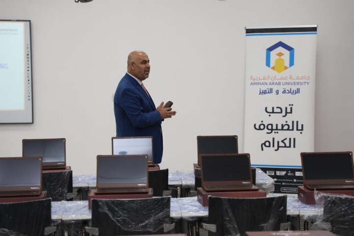 افتتاح محطة طلال أبو غزاله للمعرفة في جامعة عمان العربية وتوقيع اتفاقيات ثنائية