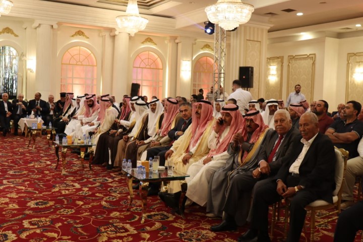 جموع غفيرة في جاهة نجل قفطان المجالي 