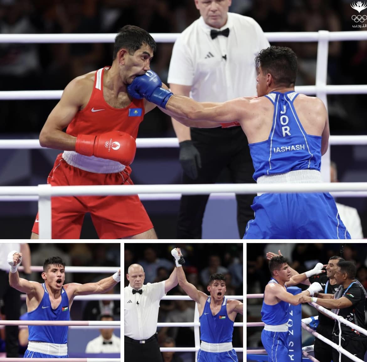 الملاكم الأردني زياد عشيش يفوز على بطل العالم