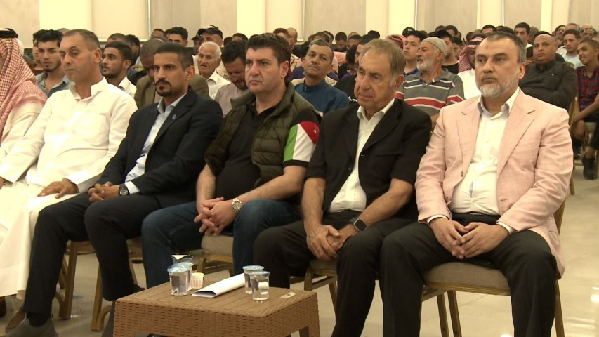 تحالف حزب نماء وحزب العمل يعقد لقاءً جماهيرياً موسّعاً في مخيم البقعة