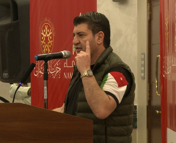 تحالف حزب نماء وحزب العمل يعقد لقاءً جماهيرياً موسّعاً في مخيم البقعة