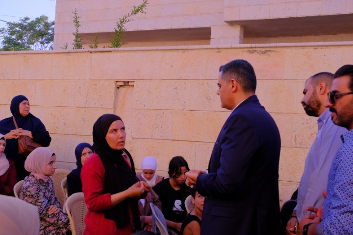 محمد يحيى المحارمة يلتقي عدد كبير من السيدات الداعمات لقائمة الهمة في خريبة السوق والعلكومية