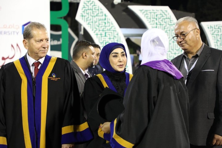الجازي يرعى حفل تخريج فوج اليوبيل الفضي لجامعة عمان العربية