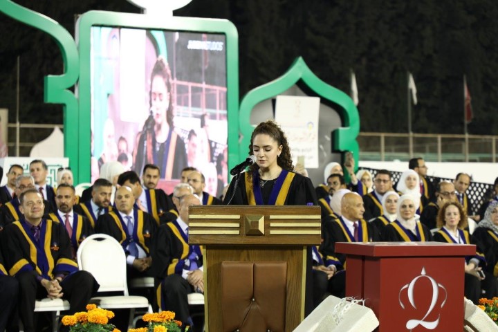 الجازي يرعى حفل تخريج فوج اليوبيل الفضي لجامعة عمان العربية