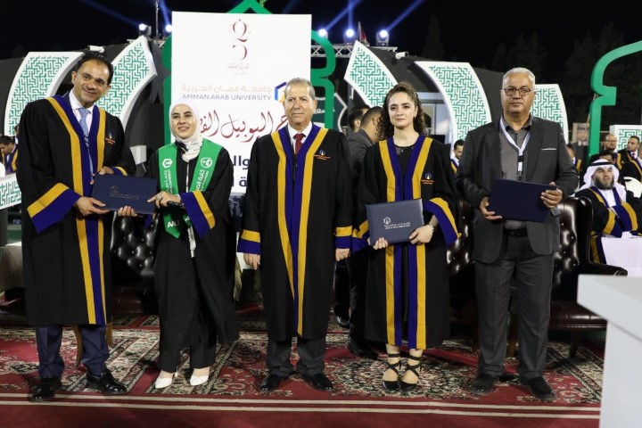 الجازي يرعى حفل تخريج فوج اليوبيل الفضي لجامعة عمان العربية