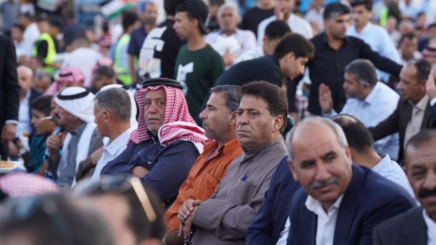 الحشود في محافظة مادبا يستقبلون حزب إرادة في مهرجان إنتخابي ضخم  - فيديو وصور 
