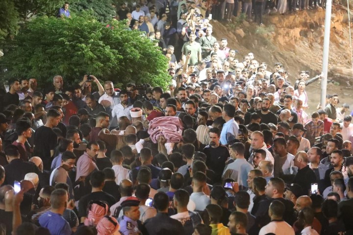 تشييع جثمان الوكيل أبو عسكر في اربد - صور