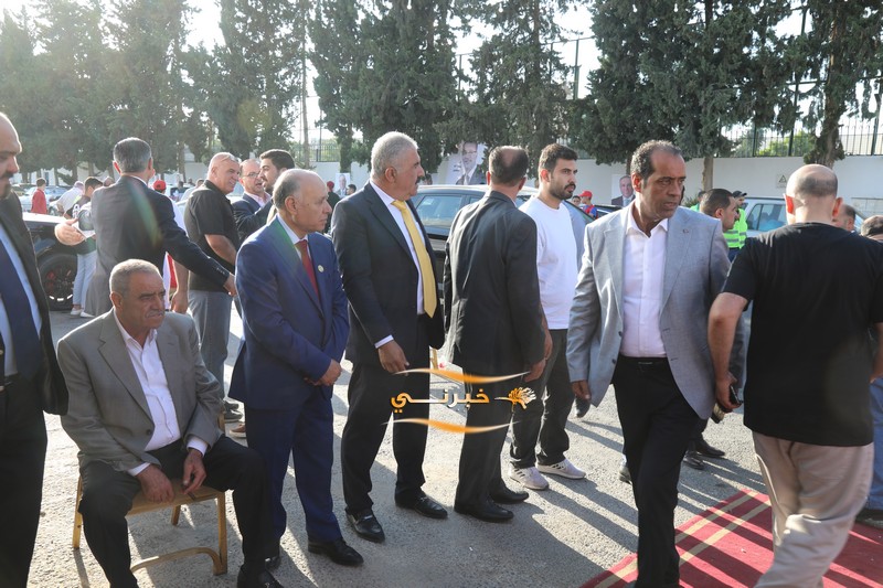  القيسي يفتتح مقره بحضور أعضاء قائمة الحزم - صور
