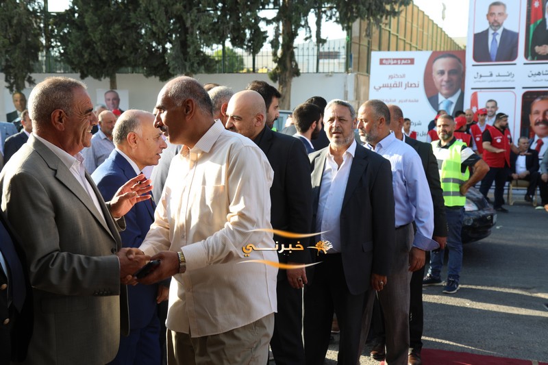  القيسي يفتتح مقره بحضور أعضاء قائمة الحزم - صور