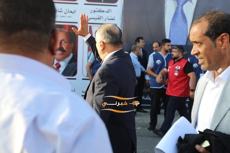  القيسي يفتتح مقره بحضور أعضاء قائمة الحزم - صور