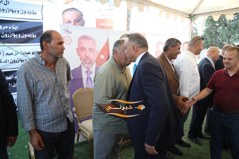  القيسي يفتتح مقره بحضور أعضاء قائمة الحزم - صور