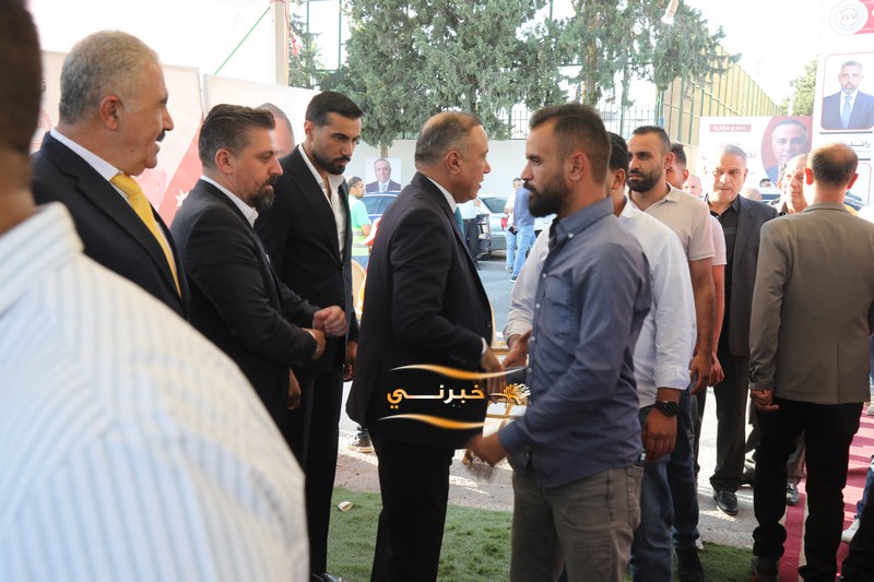  القيسي يفتتح مقره بحضور أعضاء قائمة الحزم - صور