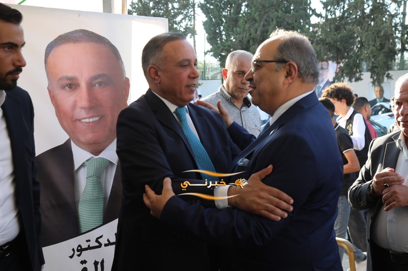  القيسي يفتتح مقره بحضور أعضاء قائمة الحزم - صور