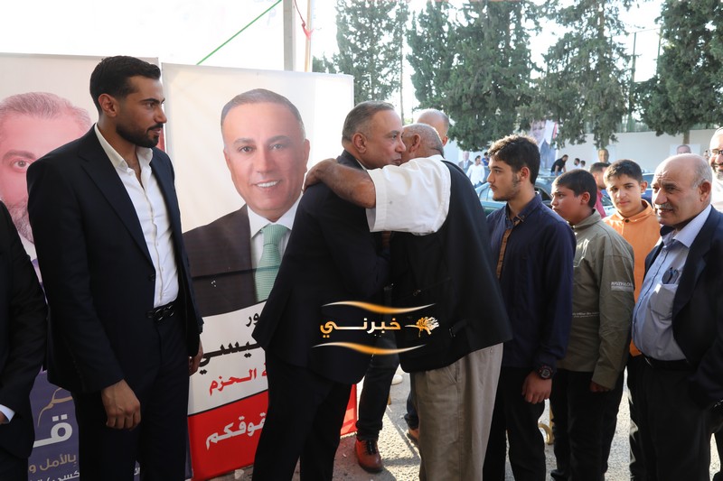  القيسي يفتتح مقره بحضور أعضاء قائمة الحزم - صور