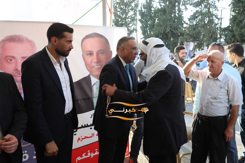  القيسي يفتتح مقره بحضور أعضاء قائمة الحزم - صور