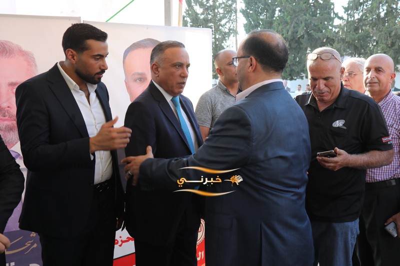  القيسي يفتتح مقره بحضور أعضاء قائمة الحزم - صور