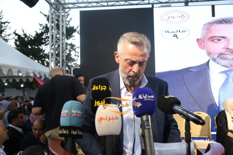  القيسي يفتتح مقره بحضور أعضاء قائمة الحزم - صور