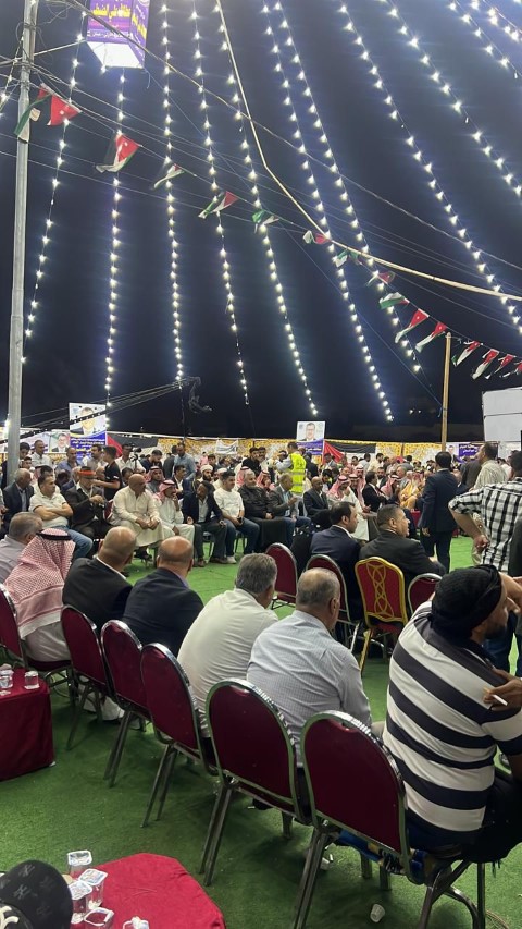 الآلاف يأمون إفتتاح المقر الانتخابي للمرشح الصحفي عطاالله الحنيطي  - صور