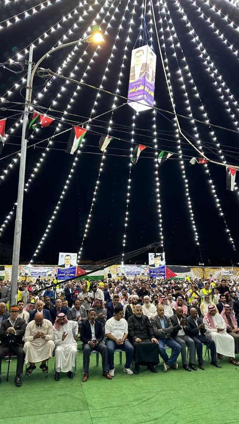 الآلاف يأمون إفتتاح المقر الانتخابي للمرشح الصحفي عطاالله الحنيطي  - صور