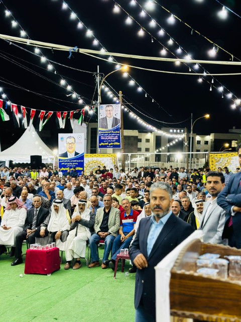 الآلاف يأمون إفتتاح المقر الانتخابي للمرشح الصحفي عطاالله الحنيطي  - صور