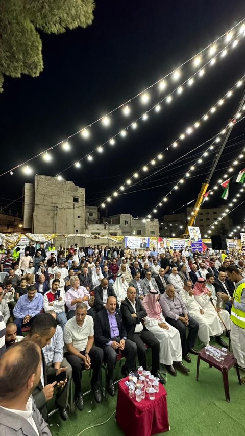 الآلاف يأمون إفتتاح المقر الانتخابي للمرشح الصحفي عطاالله الحنيطي  - صور