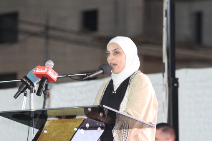 مهرجان انتخابي حاشد لكتلة وطن في دائرة اربد الاولى