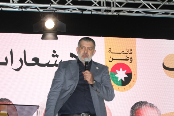 مهرجان انتخابي حاشد لكتلة وطن في دائرة اربد الاولى