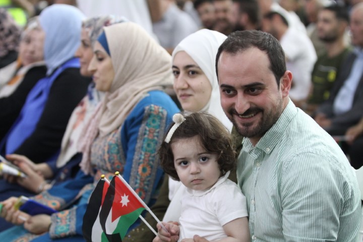 مهرجان انتخابي حاشد لكتلة وطن في دائرة اربد الاولى