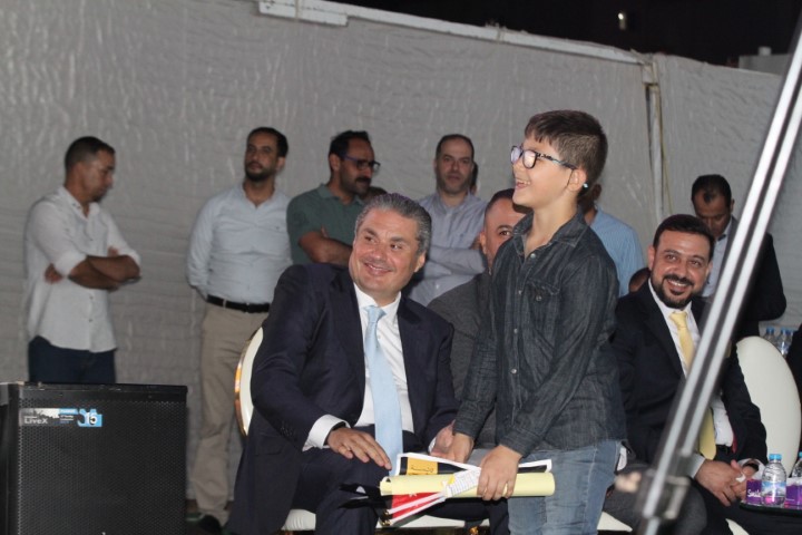 مهرجان انتخابي حاشد لكتلة وطن في دائرة اربد الاولى