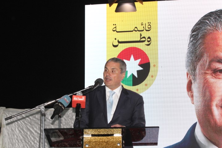 مهرجان انتخابي حاشد لكتلة وطن في دائرة اربد الاولى