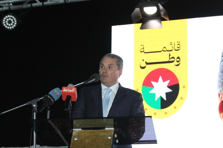 مهرجان انتخابي حاشد لكتلة وطن في دائرة اربد الاولى