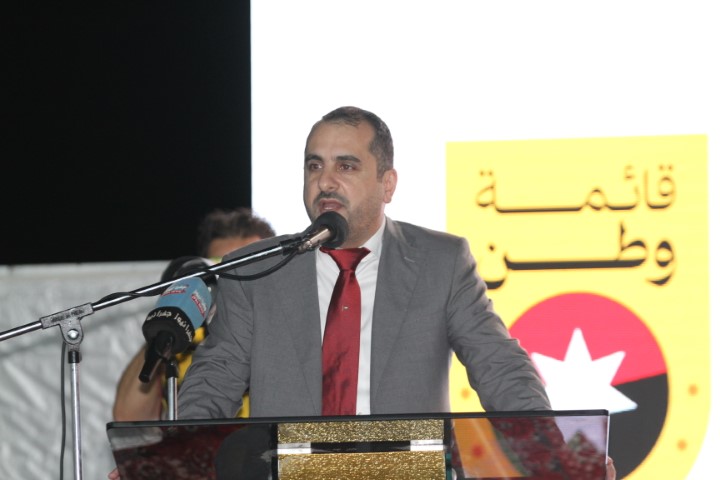 مهرجان انتخابي حاشد لكتلة وطن في دائرة اربد الاولى