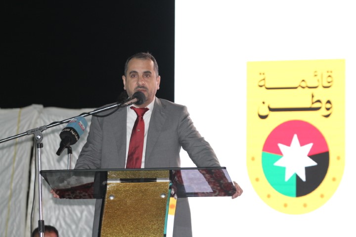 مهرجان انتخابي حاشد لكتلة وطن في دائرة اربد الاولى