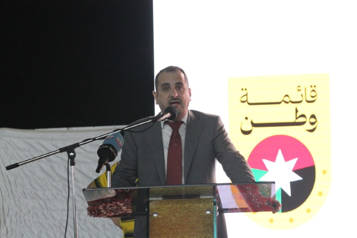 مهرجان انتخابي حاشد لكتلة وطن في دائرة اربد الاولى