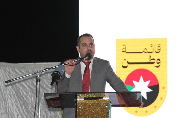 مهرجان انتخابي حاشد لكتلة وطن في دائرة اربد الاولى