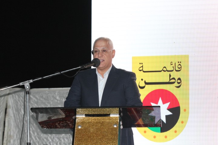 مهرجان انتخابي حاشد لكتلة وطن في دائرة اربد الاولى