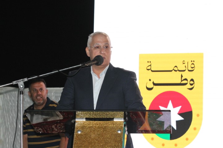 مهرجان انتخابي حاشد لكتلة وطن في دائرة اربد الاولى