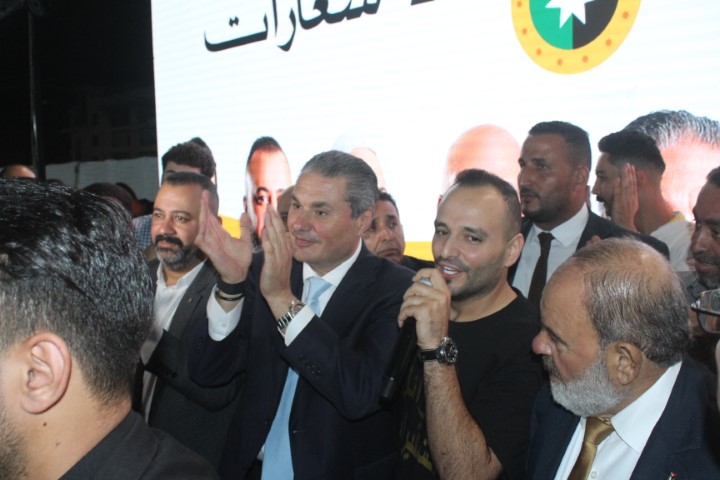 مهرجان انتخابي حاشد لكتلة وطن في دائرة اربد الاولى