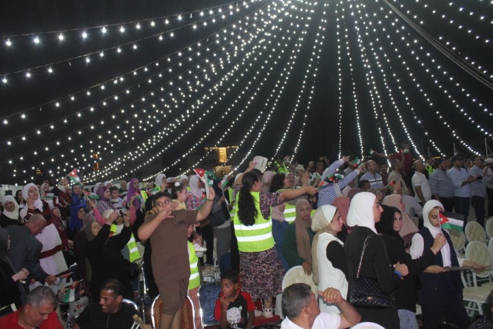 مهرجان انتخابي حاشد لكتلة وطن في دائرة اربد الاولى