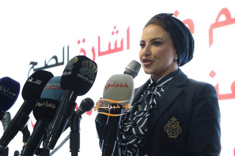 اللوزي أول مرشحة في القوائم المحلية تفتتح مقرها الانتخابي وسط حضور الآلاف