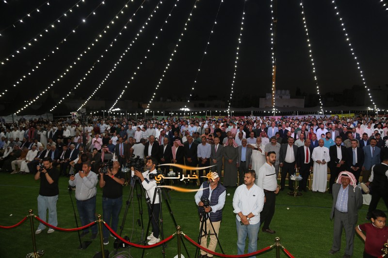 بحضور جماهيري يتجاوز 8 آلاف شخص.. مرشح إجماع المناصير (المهندس إبراهيم) يفتتح مقره الانتخاب