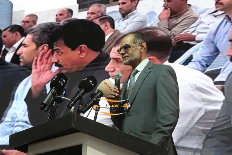 بحضور جماهيري يتجاوز 8 آلاف شخص.. مرشح إجماع المناصير (المهندس إبراهيم) يفتتح مقره الانتخاب