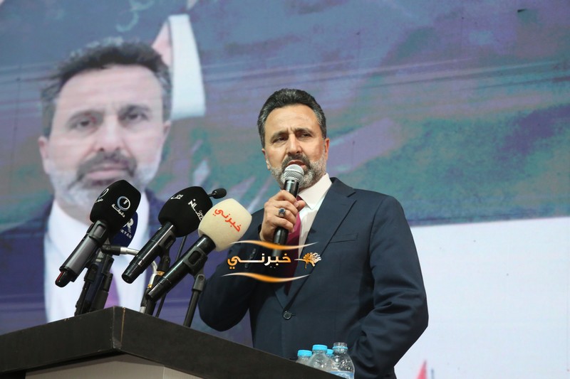 بحضور جماهيري يتجاوز 8 آلاف شخص.. مرشح إجماع المناصير (المهندس إبراهيم) يفتتح مقره الانتخاب