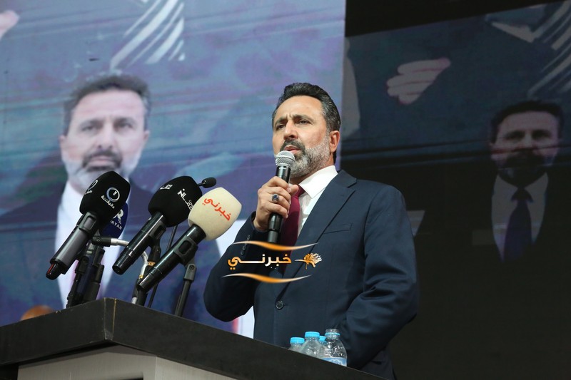 بحضور جماهيري يتجاوز 8 آلاف شخص.. مرشح إجماع المناصير (المهندس إبراهيم) يفتتح مقره الانتخاب